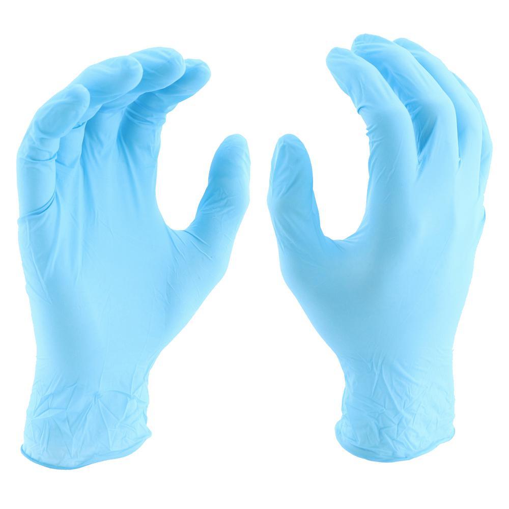Blue Disposable Nitrile Gloves (50 pairs per box) LASH Vegas